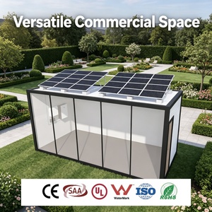 <span class=keywords><strong>Maison</strong></span> d'hôtes conteneurisée solaire autonome avec portes coulissantes en verre pour démarrage d'entreprise <span class=keywords><strong>de</strong></span> location <span class=keywords><strong>de</strong></span> villas <span class=keywords><strong>de</strong></span> vacances <span class=keywords><strong>de</strong></span> luxe - Product Image 1