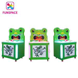 FUNSPACE – Machine de jeux de grenouille pour enfants, marteau, Arcade, vente en gros, bon marché - Product Image 5