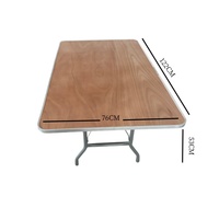 Table à manger pliante en bois moderne pour enfants, idéale pour les événements et les fêtes
