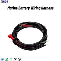 Faisceau de câblage de démarrage électrique pour moteur hors-bord marin 66T-82105-J1-00 PTFE/PBT/PVC, indice de protection IP67, gaine en PVC, compatible Yamaha 40HP E40X