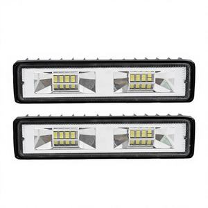 ไฟ LED สำหรับรถยนต์ขนาด 6 นิ้ว 48 วัตต์ ไฟส่องสว่างแบบ Retrofit สำหรับติดตั้งภายนอก ไฟส่องแบบ Flood Beam สำหรับขับขี่ในสภาพอากาศหมอก ไฟตัดหมอกสำหรับรถ SUV ออฟโรด 12V สีธรรมชาติ - Product Image 3