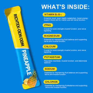 Integratore di nutrizione sportiva Zero zucchero idratazione in polvere bevanda Mix con 6 elettroliti chiave - Product Image 4