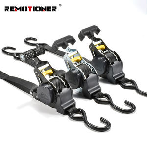 Sangles d'arrimage à cliquet auto-rétractables pour <span class=keywords><strong>voiture</strong></span>, moto, camping-car, bagages de voyage avec poignée en T - Product Image 3