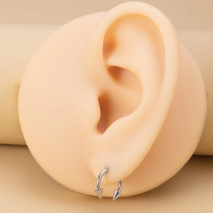 Lote de 30 Piezas de Joyería para <span class=keywords><strong>Piercing</strong></span> Corporal de Acero Inoxidable 316L al por Mayor Anillo para Nariz Barra para Lengua Ceja Labret Perno Herradura CBR - Product Image 5