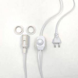 <span class=keywords><strong>Enchufe</strong></span> DE LA UE 301 interruptor de atenuación Cable de PVC E14 soporte de lámpara con Cable de doble anillo estilo tornillo lámpara de mesa <span class=keywords><strong>enchufe</strong></span> bombilla Cable - Product Image 1