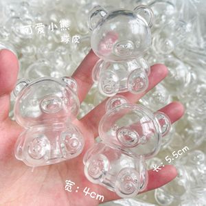 Venta al por mayor de bolas antiestrés de goma TPR huecas hechas a mano DIY, juguetes para apretar, juguetes blandos de descompresión DIY - Product Image 3