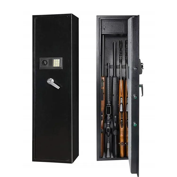 Yinlong Gun Safes Cabinet Digital Lock For Storage Long Guns Safe Hidden Box With Key Lock Gun Storage Safe