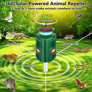 Chingyoo Offre Spéciale extérieur à énergie solaire répulsif pour animaux à ultrasons souris oiseau <span class=keywords><strong>singe</strong></span> chien répulsif chat répulsif - Product Image 4