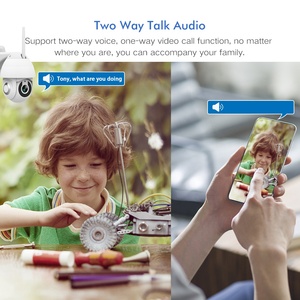 Tuya Cuộc Sống Thông Minh Ứng Dụng HD 1080P Tự Động Theo Dõi WiFi Máy Ảnh 2MP Ngoài Trời Tốc Độ PTZ Không Dây Tầm Nhìn Ban Đêm Không Thấm Nước <span class=keywords><strong>IP</strong></span> Máy Ảnh - Product Image 5