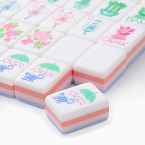 Table de jeu de mahjong chinois en acrylique, style moderne, durable, mignon, luxueux, pour <span class=keywords><strong>4</strong></span> joueurs, pliable, écologique, universelle - Product Image 1