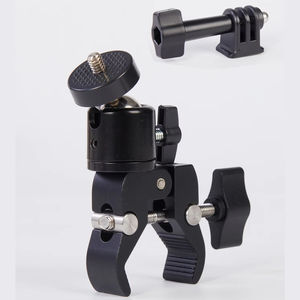 Soporte de abrazadera para cámara Atv Compatible con cámaras de acción Insta360, GoPro, <span class=keywords><strong>AKASO</strong></span>, DJI Osmo, se adapta al soporte de manillar para motocicleta ATV - Product Image 1