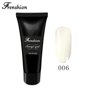 Frenshion ชุดทำเล็บเจลอคริลิคเจลเคลือบเล็บ,ผลิตแบบ Oem/odm ปรับแต่งได้พร้อมหลอด UV พร้อมใบรับรอง MSDS