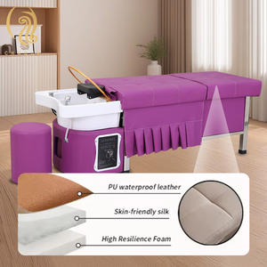 Camilla de Masaje Profesional Multifuncional Portátil Moderna con Diseño <span class=keywords><strong>Plegable</strong></span> de Cuero Sintético para Uso en Spa y Salón de Belleza - Product Image 2