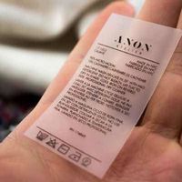 Étiquettes d'entretien imprimées personnalisées haute densité pour vêtements, sacs et textiles de maison - Étiquettes en rouleau durables et lavables