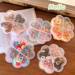 Accesorios para el Cabello para Niñas, Bandas Elásticas Infantiles, Pinzas con Flores de Princesa, Caja de Regalo para Niñas - Product Image 2