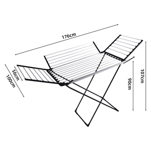 Meilleure vente monocouche balcon étendoir à <span class=keywords><strong>linge</strong></span> bébé étendoir pliable étendoir à <span class=keywords><strong>linge</strong></span> - Product Image 4