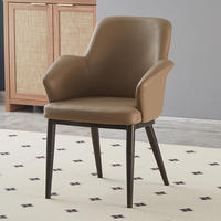 Chaise de salle à manger, tabouret de comptoir de luxe italien, siège ergonomique avec dossier confortable, mobilier multi-scénarios pour la maison