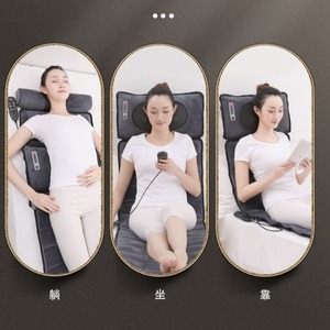 Foldable Massage Mattress C002A-4 Detachable Plush Premium Edition <b>Vibration</b> Kneading Neck Back Leg Massager Plug-In <b>Remote</b> - Product Image 2