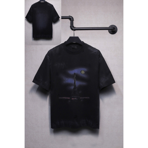 T-shirts imprimés style BAL <span class=keywords><strong>PARIS</strong></span> pour hommes, édition correcte, qualité supérieure, 100 % coton, manches courtes, unisexe, T-shirt de luxe, été 2026 - Product Image 2