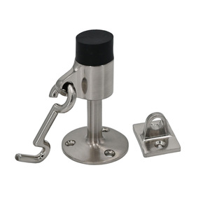 Tope de puerta marino de acero inoxidable con gancho de goma, silencioso y a prueba de viento, para seguridad de puertas de yates - Product Image 1