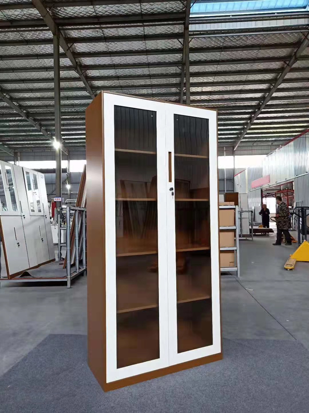 Оптовая продажа, металлический шкаф для хранения обуви с замком