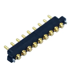 Penjualan laris konektor Pogo Pin magnetik grosir 2 3 4 5 6 7 8 9 10 12