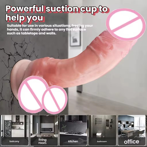 Realistic Strap-On Dildo for Women Soft Silicone with Strong Suction Cup & Soft Head Strap TPE Material Adult Sex Toy - Product Image 6