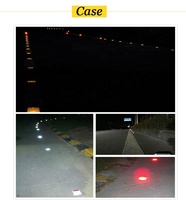 En gros 17T simple ou Double côtés PMMA réflecteur Parking goujon ABS goujon de route en plastique pour la sécurité routière