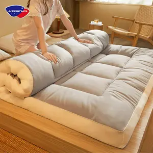 90x200cm रोल अप जापानी मंजिल Futon गद्दे Tatami मंजिल पोर्टेबल शिविर Foldable मंजिल आरामकुर्सी सोफे बिस्तर डबल गद्दे