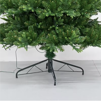 Beflockter Künstlicher Weihnachtsbaum Schneebedeckte Realistische Kiefernnadeln Faltbarer Ständer Innenbereich Feiertagsheim Weihnachtsdekoration