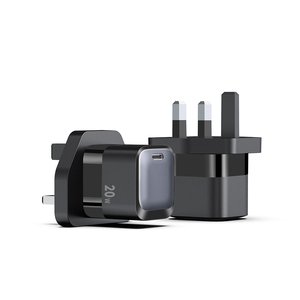 Cargador USB C de 20W con Logotipo Personalizado, Adaptador de Carga Rápida <span class=keywords><strong>GaN</strong></span>, Enchufe del Reino Unido, Cargador Rápido PD, Proveedor Mayorista - Product Image 2