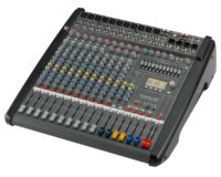 Console de mixage audio professionnelle 10 canaux amplifiée PM1000-3 avec amplificateur de classe D 2000W et effets DSP doubles pour scène et église