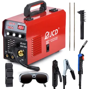 Jcd 220V Mig Lasser 200 Igbt Smart Mma Stok Dc Inverter Arc Lasser Met Digitale Lcd Display Voor Beginner lassen Machine