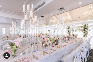 <span class=keywords><strong>Centrotavola</strong></span> in <span class=keywords><strong>cristallo</strong></span> per candelabri da sposa con decorazioni Vintage a 10 bracci all'ingrosso - Product Image 3