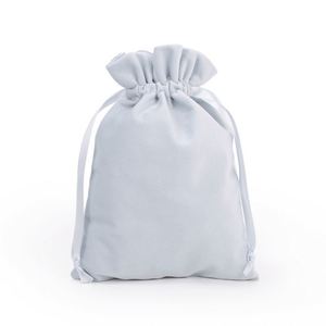 Pochette de luxe en velours doux avec cordon de serrage pour bijoux, emballage personnalisé avec logo imprimé, recyclable, pour téléphone portable - Product Image 5