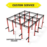 OKPRO Gym Commercial Multifunction Training Rack Fitness Custom Power Stand Squat Rig Racks