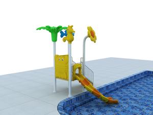 Toboggan aquatique en plastique pour petits enfants, équipement de <span class=keywords><strong>jeu</strong></span> aquatique pour enfants pour parcs <span class=keywords><strong>d</strong></span>'attractions - Product Image 2