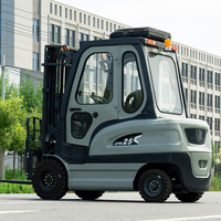 Chariot élévateur électrique compact tout-terrain 1T 2T 3T 4T 5T avec siège, hauteur de levage 3m 4m 5m, batterie lithium, pour entrepôt - Livraison gratuite