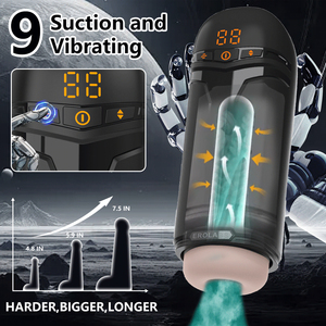 Masturbador Masculino de Silicona Suave con Control por Aplicación, Múltiples Modos de Vibración, Juguete Sexual Portátil para Adultos, para <span class=keywords><strong>el</strong></span> Placer Masculino - Product Image 4