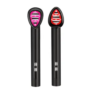 YJ Vẻ Đẹp Thiết Bị Trên Khuôn Mặt Nâng 4 Trong 1 7 Màu Sắc Liệu Pháp Ánh Sáng Microcurrent Mặt Massager EMS Hot Nén Skincare LED Mặt Cây Đũa Phép