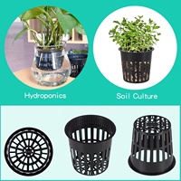 Serre hydroponique agriculture culture verticale de légumes en plastique Net Pot Growing Cups