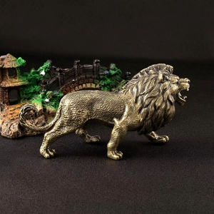 Artigianato in bronzo, Re delle steppe, Grande <span class=keywords><strong>leone</strong></span>, Ornamenti in ottone, Decorazioni per la casa - Product Image 3