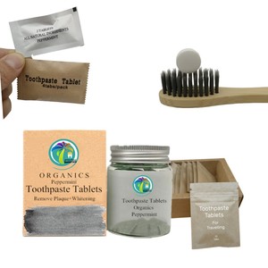 Logo privé Mini taille dentifrice tablette à mâcher solide dentifrice onglets voyage <span class=keywords><strong>Hoel</strong></span> utilisation - Product Image 5