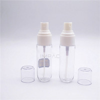 Nouvelle bouteille de vaporisateur de toner pour soins de la peau en plastique transparente ronde de 40 ml