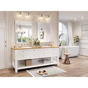 Miroir mural décoratif moderne de qualité supérieure avec cadre durable de différentes formes pour la décoration d'hôtel de bureau à domicile - Product Image 4