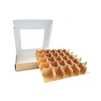 Ramadan Mubarak Muslim Treat Candy Boxes Eid Islamische Goodie Sweets Box mit Fenster Eid Mubarak Golden Chocolates Paper Box