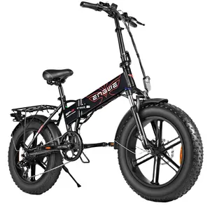 Europeo magazzino 48v 500w 15ah fat tire a buon mercato pieghevole bici elettrica