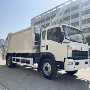 شاحنات آلية 4*2 للشاسيه لجمع القمامة والضغط من المصنع مركبات صرف صحي تعمل بالديزل بأسعار منخفضة - Product Image 3