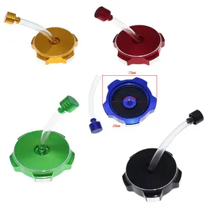 CNC 40mm 48.5mm 49.5mm Gas Fuel Tank Cap Cover With Breather For Honda ATV Motorcycle