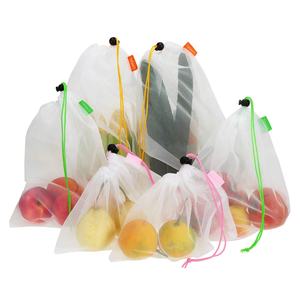 <span class=keywords><strong>Bolsa</strong></span> de supermercado de malla lavable de alta resistencia reutilizable, bolsas de verduras de poliéster para mercado de agricultores, <span class=keywords><strong>nevera</strong></span>, <span class=keywords><strong>playa</strong></span>, bolsas de productos reutilizables - Product Image 1